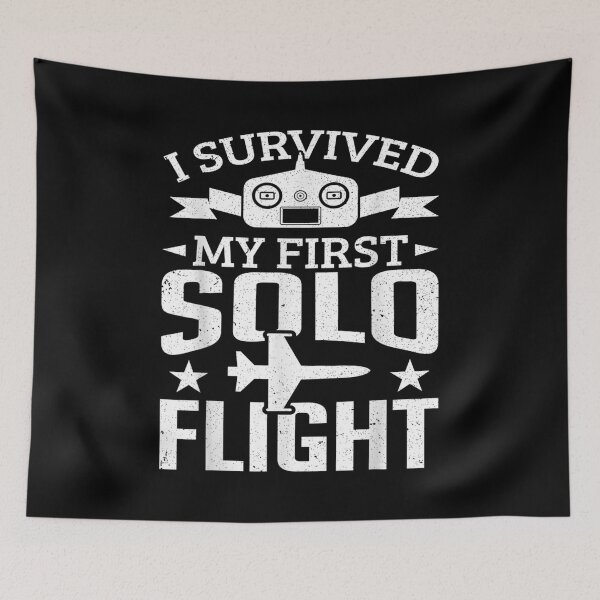 Item preview, Aviation Model I Survived My First Solo Flight Rc Plane  designed and sold by amyadt77.