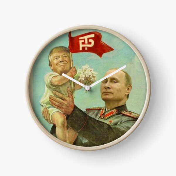 BABY TRUMP WITH PUTIN Clock