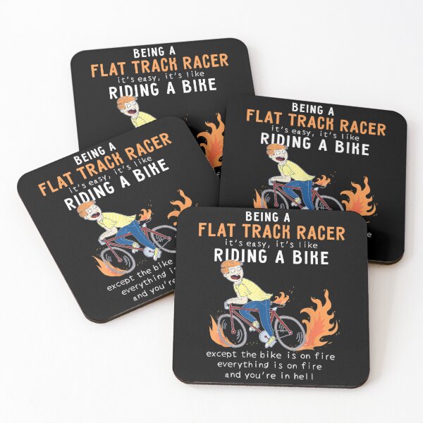 Item preview, Flat Track Racer Like Riding Bike Cyclist Funny  designed and sold by amyadt77.