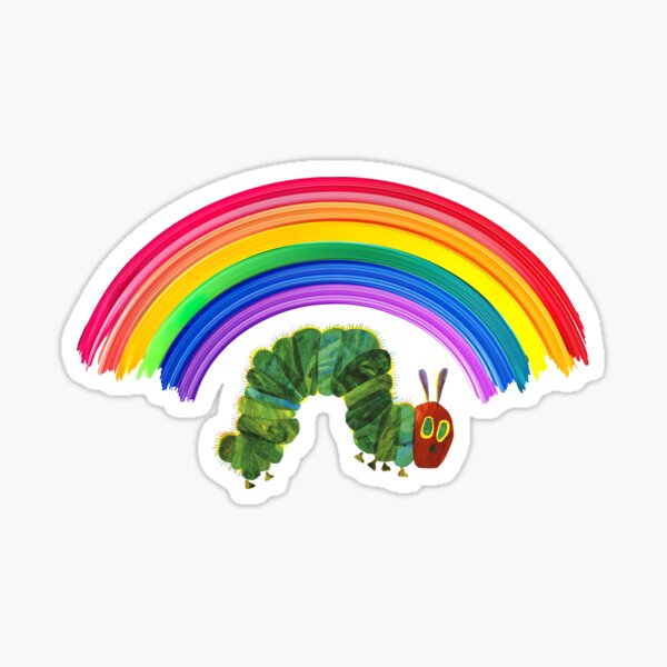 Artikel-Vorschau von Die sehr hungrige Raupe - Regenbogen, designt und verkauft von GYUSRF.