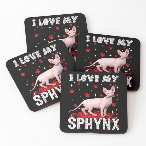 Item preview, Funny I Love My Sphynx Valentine Cat Lover  designed and sold by amyadt77.