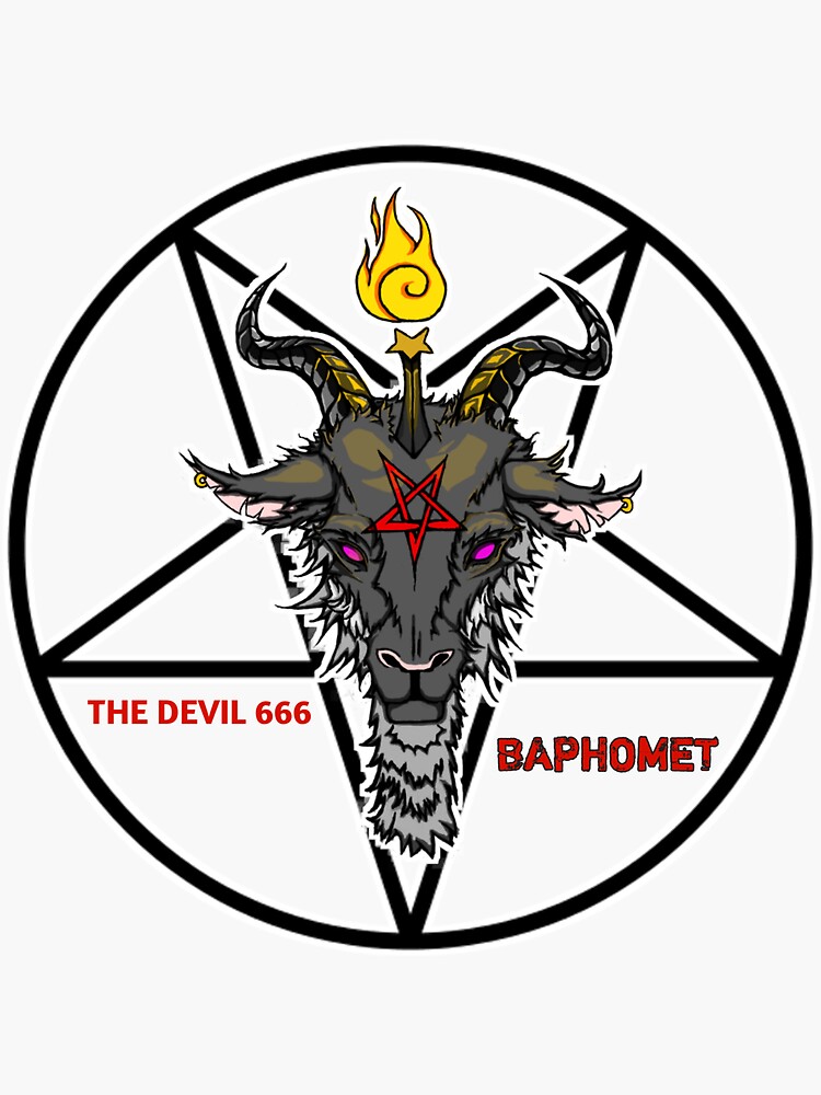 Satan Satanic Baphomet Devil Demonic 666 Tapestry Wall Art Home