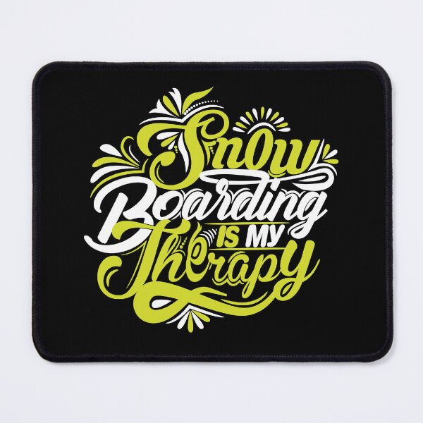 Item preview, Snow boarding is my therapy designed and sold by eviesfashion.