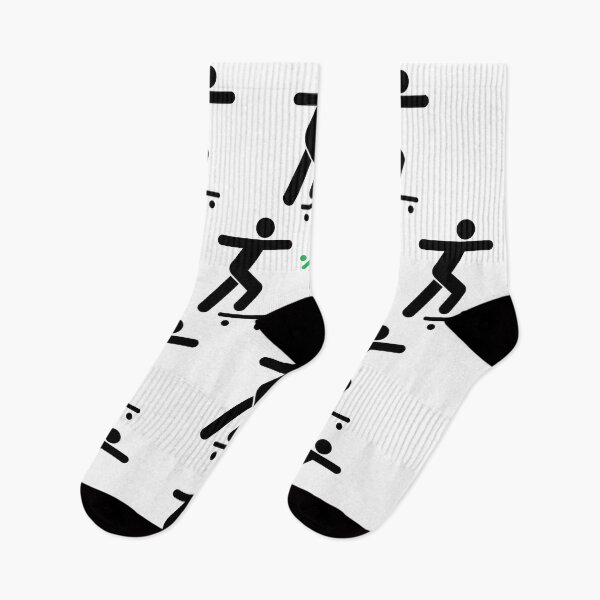 Item preview, SKATEBOARD FALL IN STYLE (BLACK) designed and sold by lucascadeur.