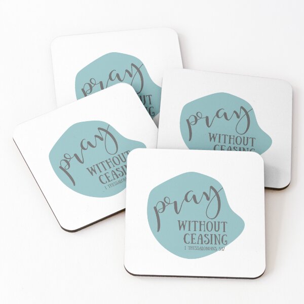 Item preview, Pray without Ceasing (bible verse) designed and sold by Wordsofjoy.