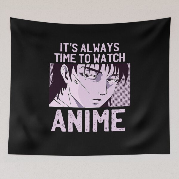 Item preview, It's Always Time To Watch Anime designed and sold by patternprint1.