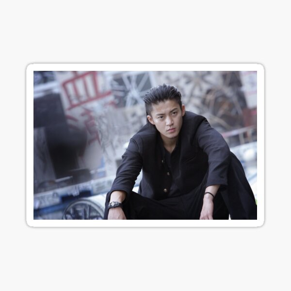 Oguri Shun Genji Takiya Crows Zero Sticker By Alisonhermann Redbubble