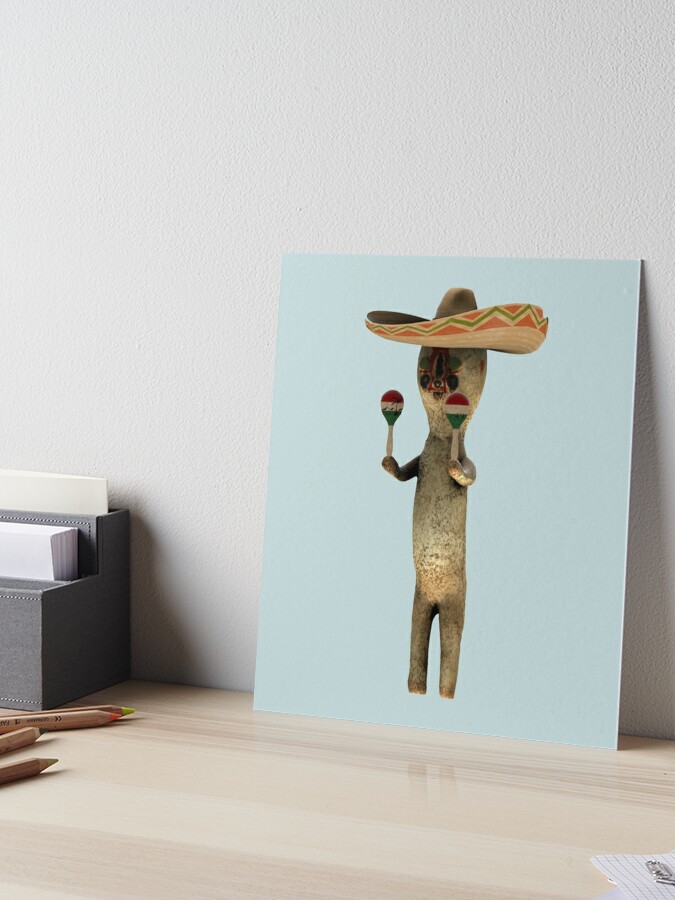 SCP-173 sombrero Art Print for Sale by StandleyCorin