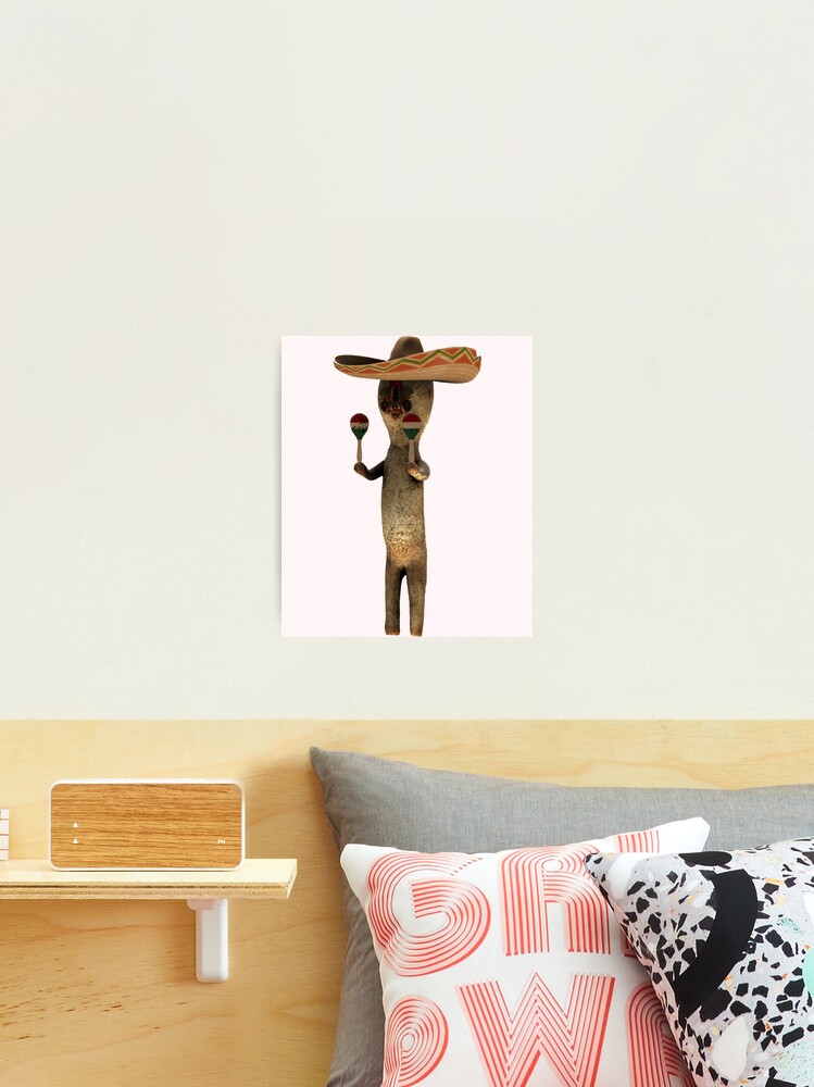 SCP-173 sombrero Art Print for Sale by StandleyCorin