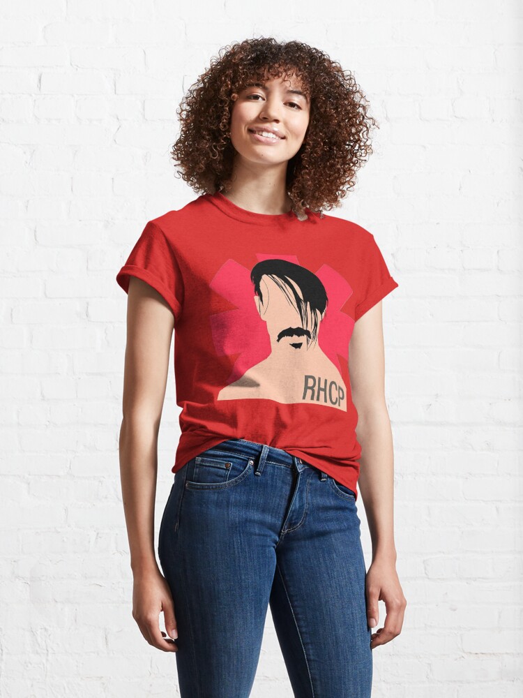 Illustration von Anthony Kiedis Red Hot Chili Peppers Classic T-Shirt