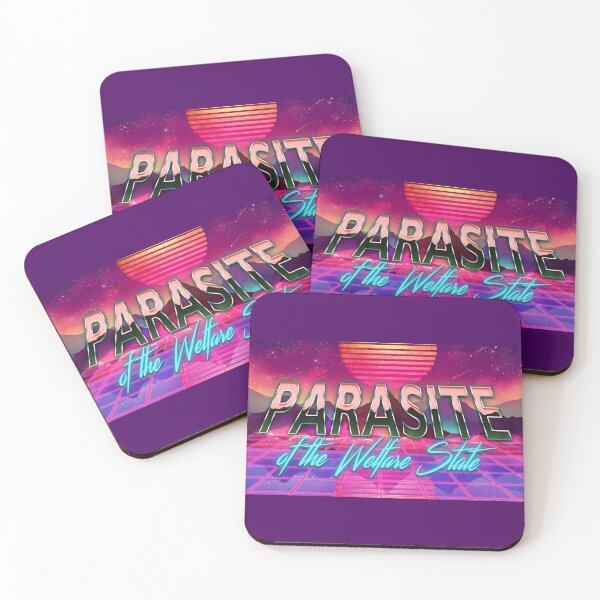Item preview, Parasite of the Welfare State Vaporwave designed and sold by Lori P.