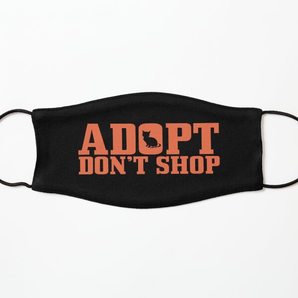 Adopt Don't Shop (orange) Kids Mask