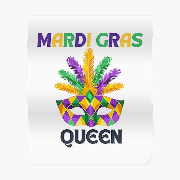 Mardi Gras Flashing Cute Vintage T Shirts Poster By Mj Creatives Redbubble 