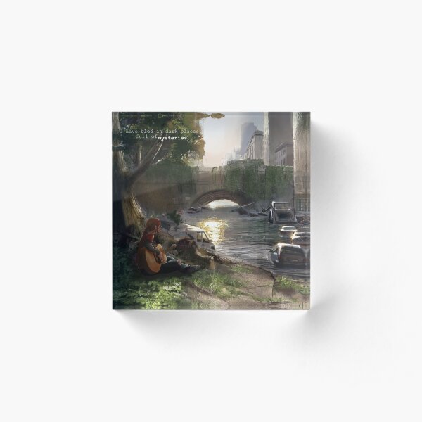 I Have Bled in Dark Places Acrylic Block