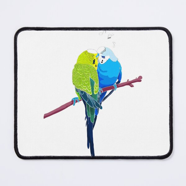 Item preview, Bird Budgies Couple designed and sold by Thelmasutton.