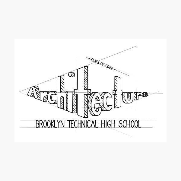 "BTHS Architecture Class of 2022 Merchandise" Photographic Print for