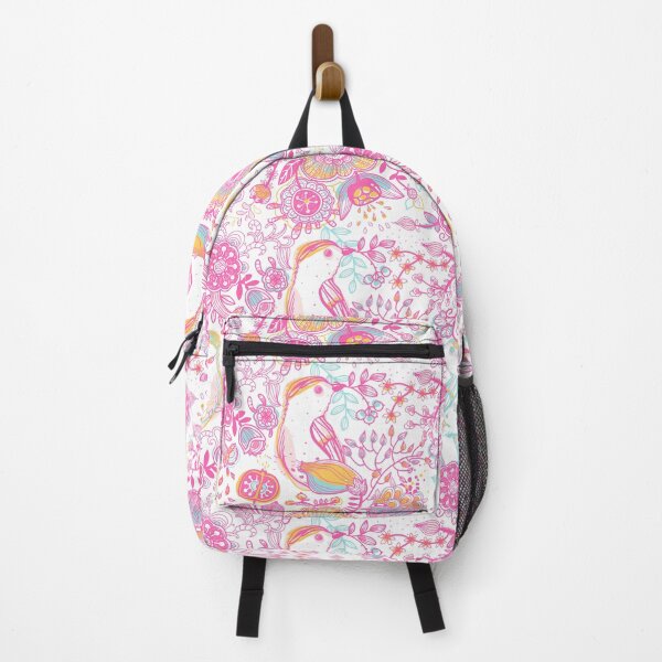 Item preview, Birds Swirly Wildflowers Pattern For Nature Lovers designed and sold by RihabPrint.