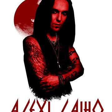 Artwork thumbnail, Alexi Laiho-red poster style by HesselEmely