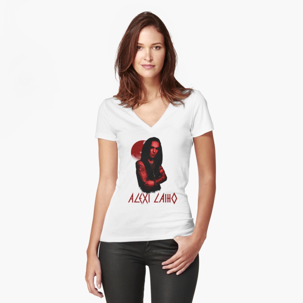Item preview, Fitted V-Neck T-Shirt designed and sold by HesselEmely.