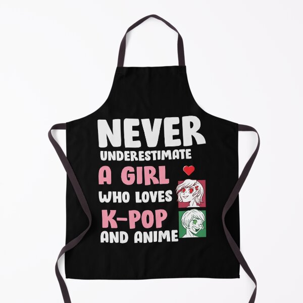 Item preview, Never Underestimate A Girl Who Loves K pop And Anime designed and sold by patternprint1.