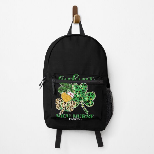 Item preview, Leopard Plaid Shamrock Luckiest NICU Nurse St Patricks Day designed and sold by TateTitle7.