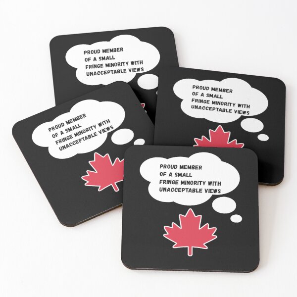 Item preview, Proud member of a small fringe minority with unacceptable views. designed and sold by Umiska.
