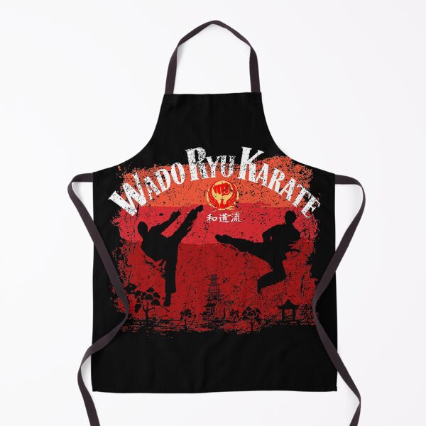 Item preview, Age Worn Vintage Wado Ryu Karate Dojo Sign, Retro Martial Arts Design designed and sold by Zanshin-Art.