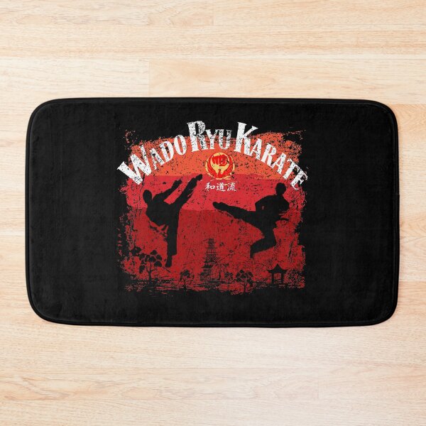 Item preview, Age Worn Vintage Wado Ryu Karate Dojo Sign, Retro Martial Arts Design designed and sold by Zanshin-Art.