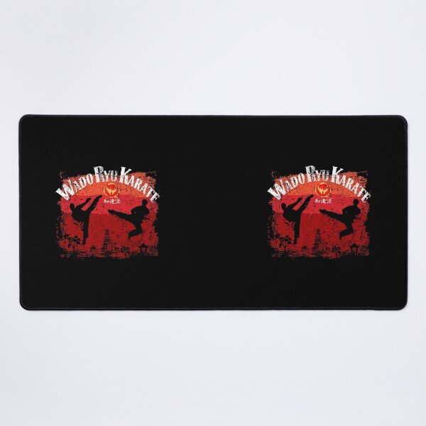 Item preview, Age Worn Vintage Wado Ryu Karate Dojo Sign, Retro Martial Arts Design designed and sold by Zanshin-Art.