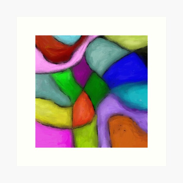 Item preview, Abstract art with colors designed and sold by myDigitalArt.