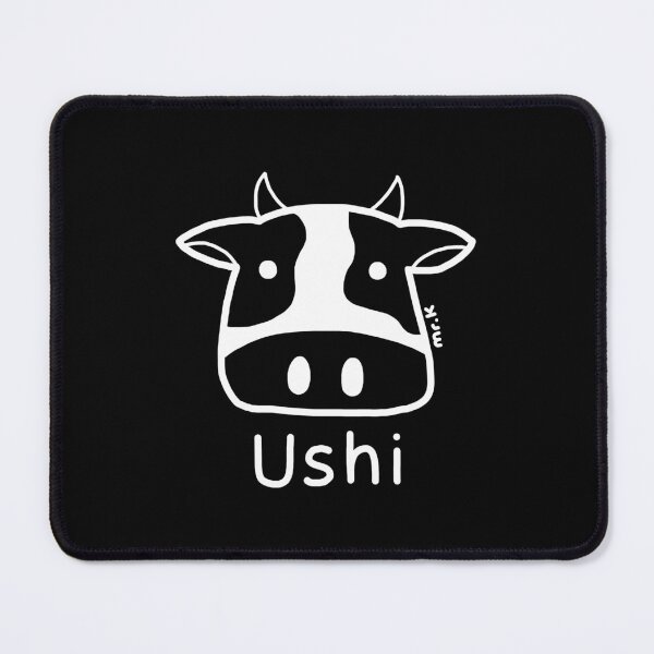Item preview, Ushi (Cow) Japanese design in white designed and sold by MrKShirts.