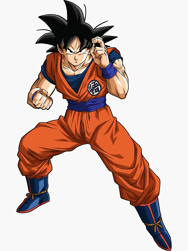 Goku SSJ Blue - Full Body Sticker by Quinjao