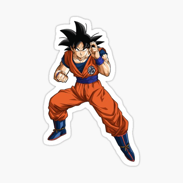 Goku SSJ Blue - Full Body Sticker by Quinjao