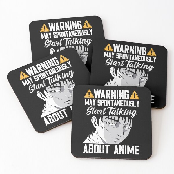 Item preview, Warning May Spontaneously Start Talking About Anime designed and sold by patternprint1.