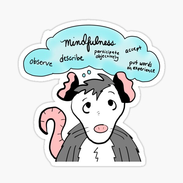Therapossum - Mindfulness Sticker