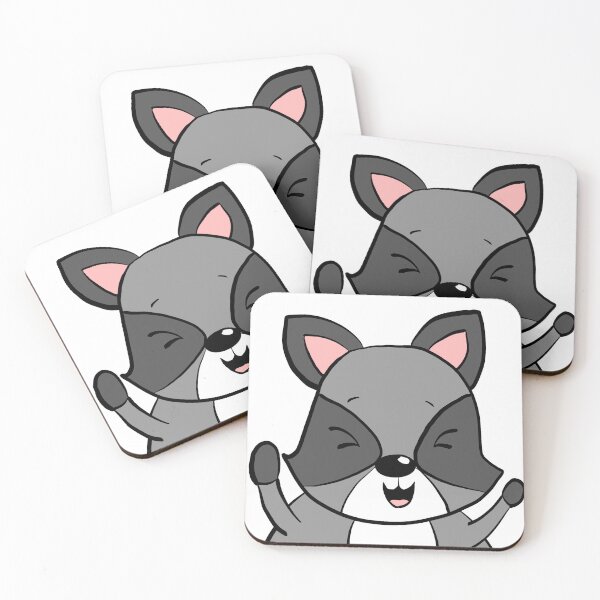 Item preview, Happy Raccoon designed and sold by GingeryArtistry.