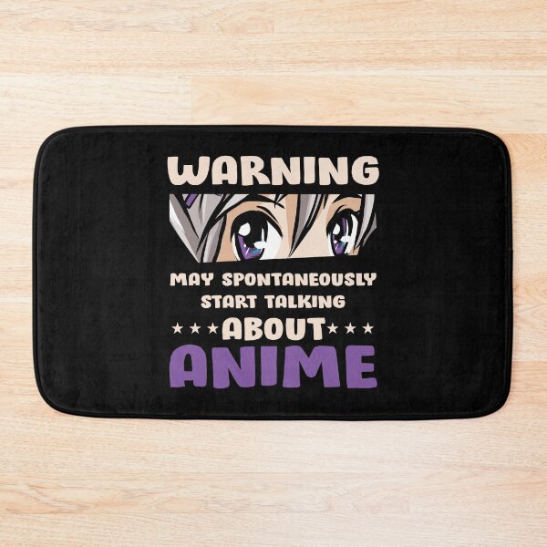 Item preview, Warning May Spontaneously Start Talking About Anime designed and sold by patternprint1.