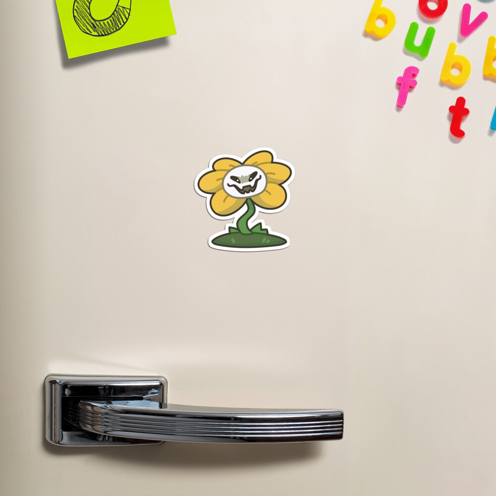 Evil Flowey the Flower Sticker for Sale by Metasaki