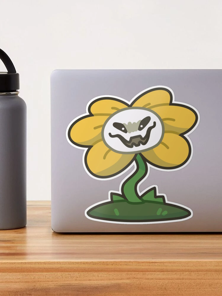 Evil Flowey the Flower Sticker for Sale by Metasaki