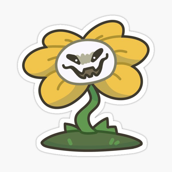 Flowey Omega - UNDERTALE - Pixel art Sticker for Sale by GEEKsomniac