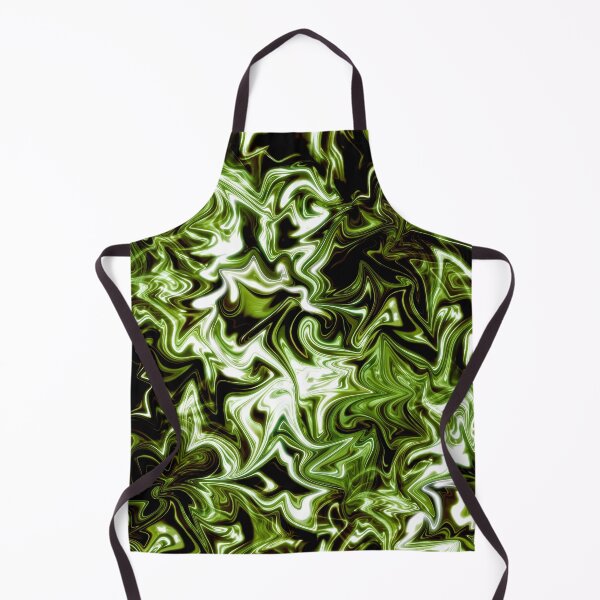 Item preview, Glowing Grass Green: Green and Black Abstract designed and sold by nimreninmu.