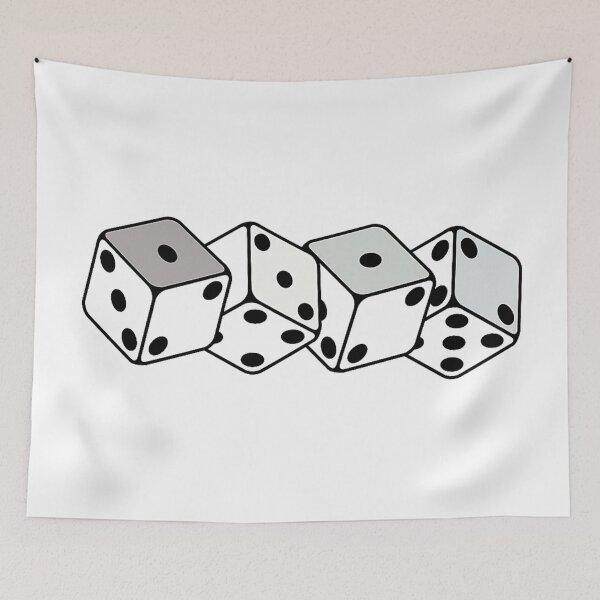 Item preview, ACAB B&W Dice designed and sold by stoPCereal.