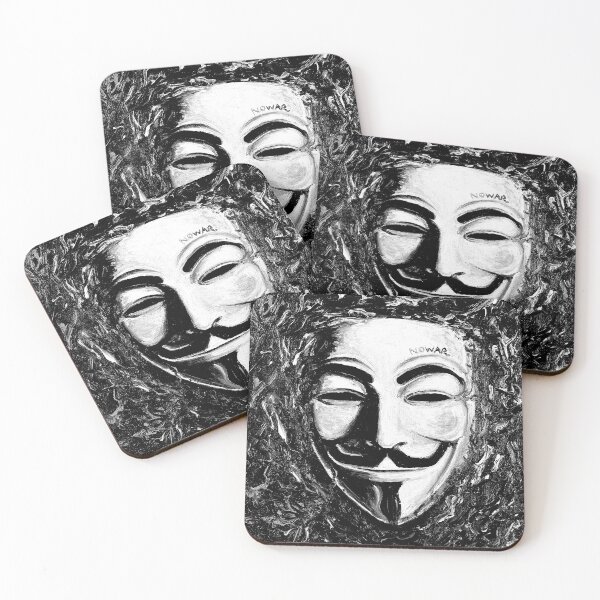 Item preview, Hacktivist Anonymous Fawkes Mask Freedom Hacking designed and sold by elhefe.