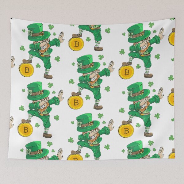 Item preview, Bitcoin St Patrick Dabbing designed and sold by smallcatvn.