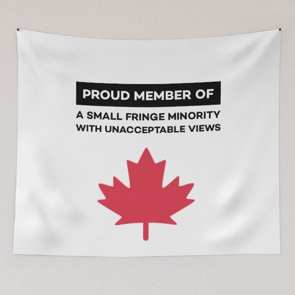 Item preview, Proud member of a small fringe minority with unacceptable views. designed and sold by Umiska.