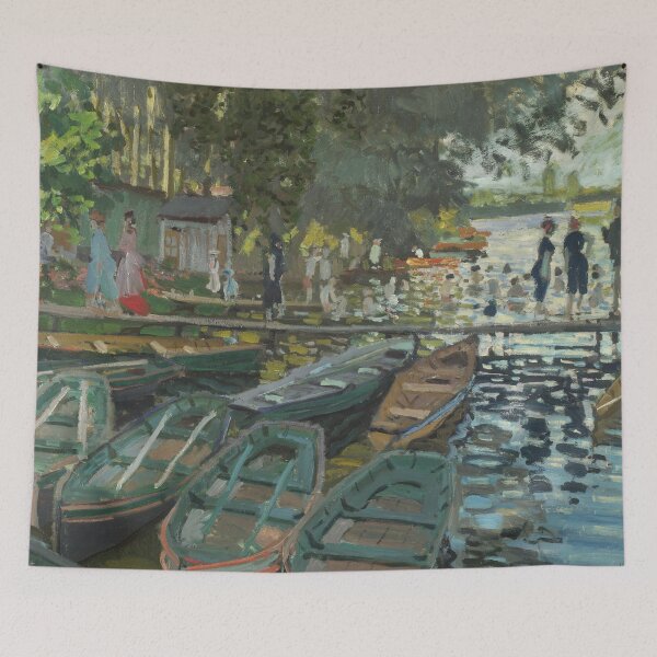Item preview,  Claude Monet Bathers at La Grenouillere Vintage Painting designed and sold by Tamas Das.