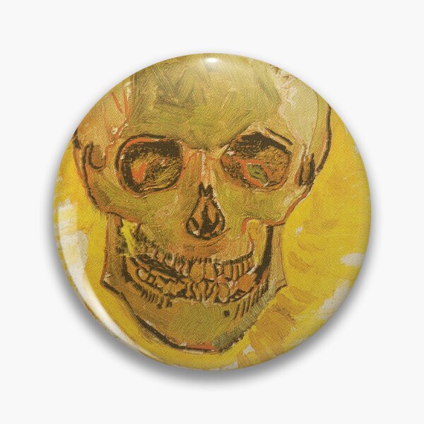 Item preview, Vincent van Gogh Yellow Skull design by Anixas designed and sold by anixas.