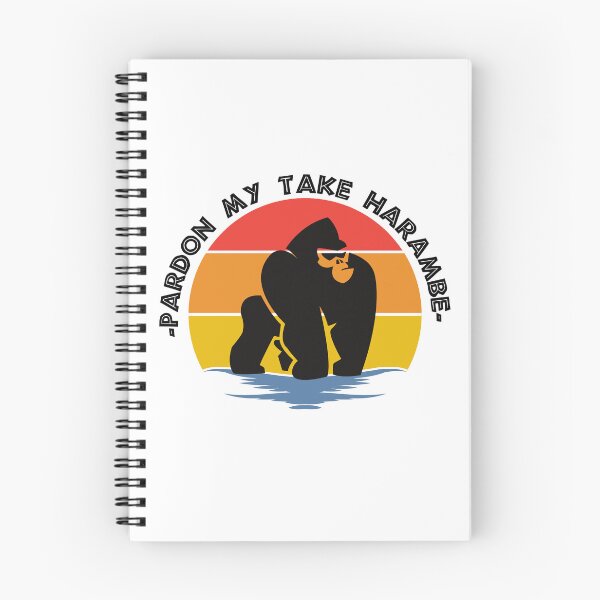 Item preview, Pardon My Take Harambe Gorilla Sunset Retro  designed and sold by TheWildFlix.