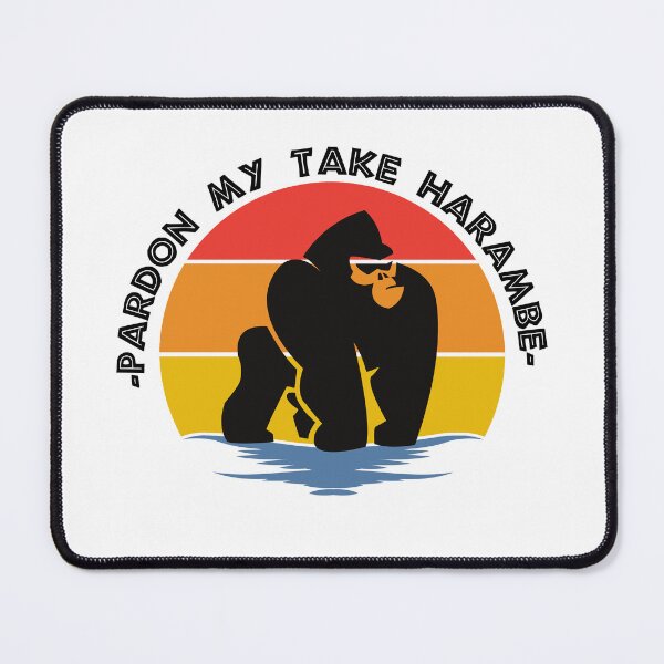Item preview, Pardon My Take Harambe Gorilla Sunset Retro  designed and sold by TheWildFlix.