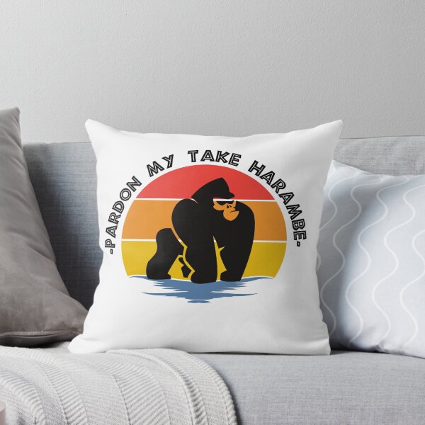 Item preview, Pardon My Take Harambe Gorilla Sunset Retro  designed and sold by TheWildFlix.